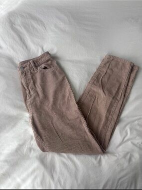 BDG Urban Outfitters Tan Corduroy Mom High Rise Pants Size 27